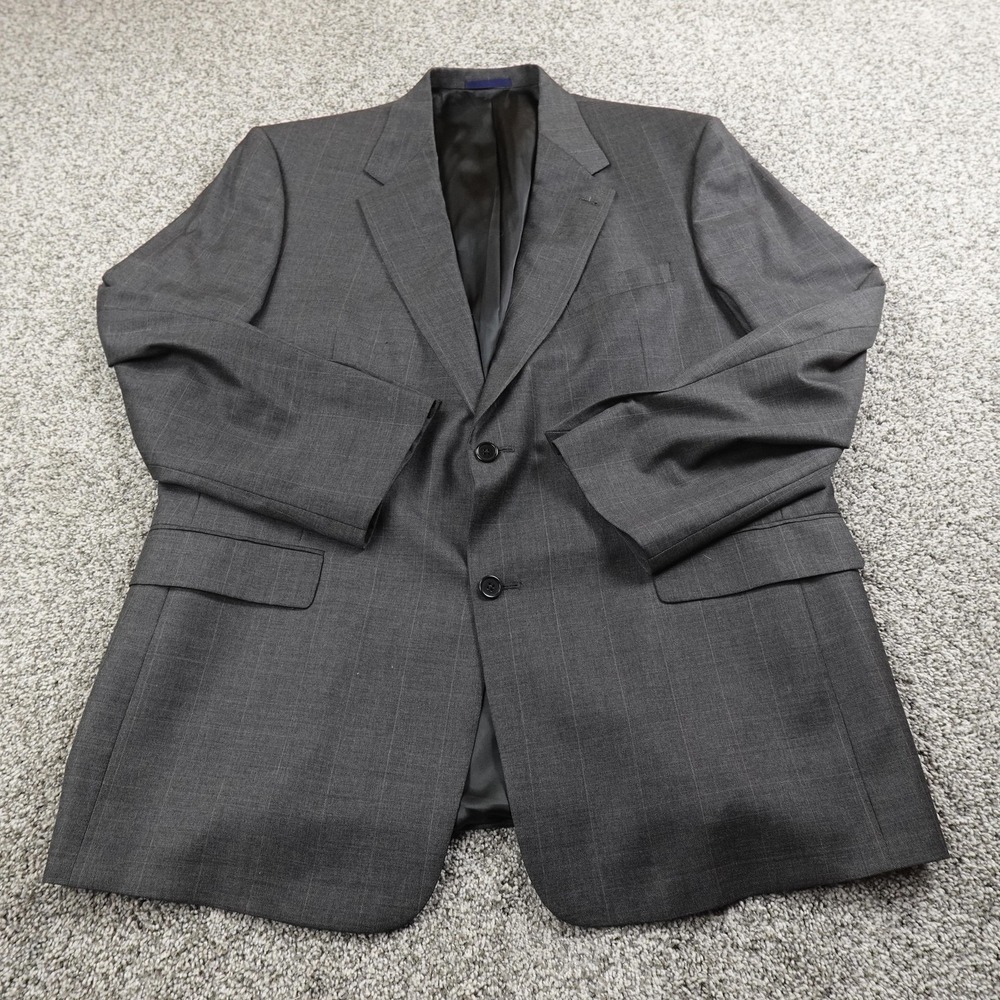 Daniel Cremieux Blazer Mens 46R Gray Loro Piana Wool Sport Coat Suit Jacket USA